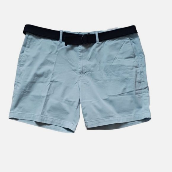 St. John's Bay Comfort stretch Men's 7" Inseam Belted Chino Short Size 42 NEW - Picture 4 of 7